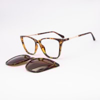 MARROM RAJADO lente Cinza