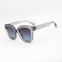 CINZA TRANSLÚCIDO haste Rosa Fosco lente CINZA DEGRADÊ