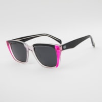 ROSA TRANSPARENTE lente Cinza