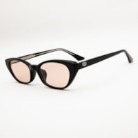 PRETO  lente Rosa Claro