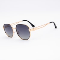 DOURADO  lente CINZA DEGRADÊ