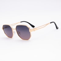 DOURADO  lente ROSA DEGRADÊ