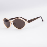 DOURADO  lente CINZA CLARO