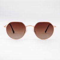 DOURADO  lente MARROM DEGRADÊ