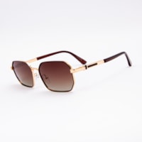 DOURADO lente MARROM