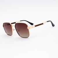 DOURADO lente MARROM