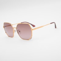 DOURADO  lente TRANSLUCIDA MARROM