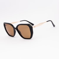 PRETO  lente Marrom