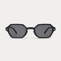 PRETO  haste Preto lente Cinza