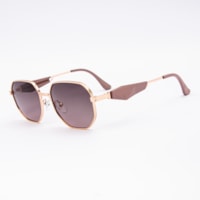 ROSE haste Rosa Fosco lente Marrom Claro