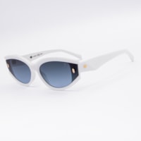 BRANCO  lente AZUL CLARO