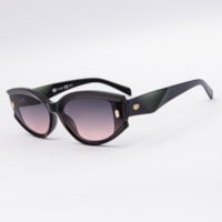 CINZA TRANSLÚCIDO lente VERDE DEGRADÊ