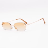 DOURADO  lente MARROM CLARO DEGRADÊ