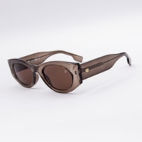 MARROM TRANSLÚCIDO lente Marrom