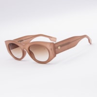 NUDE TRANSLÚCIDO lente MARROM DEGRADÊ