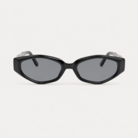 PRETO  haste Preto lente Cinza