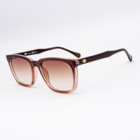 MARROM TRANSLÚCIDO lente MARROM DEGRADÊ