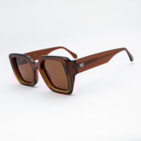 MARROM TRANSLÚCIDO lente Marrom