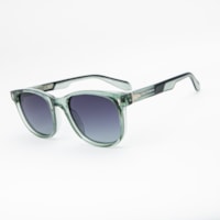 AZUL TRANSLÚCIDO haste Azul Fosco lente CINZA DEGRADÊ