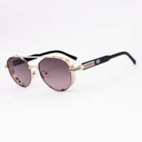 DOURADO  lente MARROM DEGRADÊ