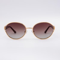 DOURADO  lente MARROM CLARO DEGRADÊ