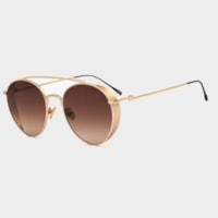 DOURADO  lente Degradê Marrom