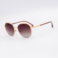 DOURADO  lente MARROM DEGRADÊ