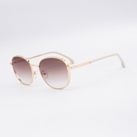 DOURADO  lente MARROM CLARO DEGRADÊ