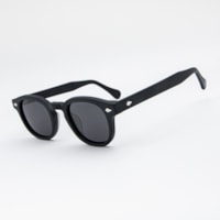 PRETO FOSCO haste TARTARUGA PRETO lente Cinza