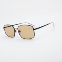 PRETO FOSCO lente Marrom Claro