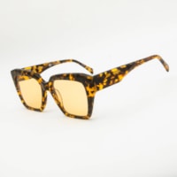 AMARELO TARTARUGA lente LARANJA CLARO