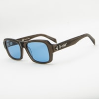 CINZA TRANSPARENTE lente AZUL CLARO