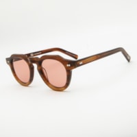 MARROM RAJADO lente Marrom Claro