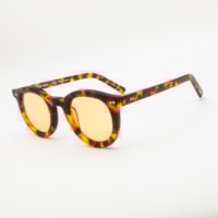 MARROM TARTARUGA lente LARANJA CLARO