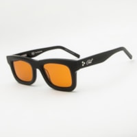 PRETO  lente LARANJA