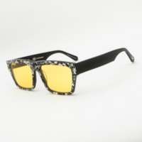 PRETO RAJADO lente Amarelo